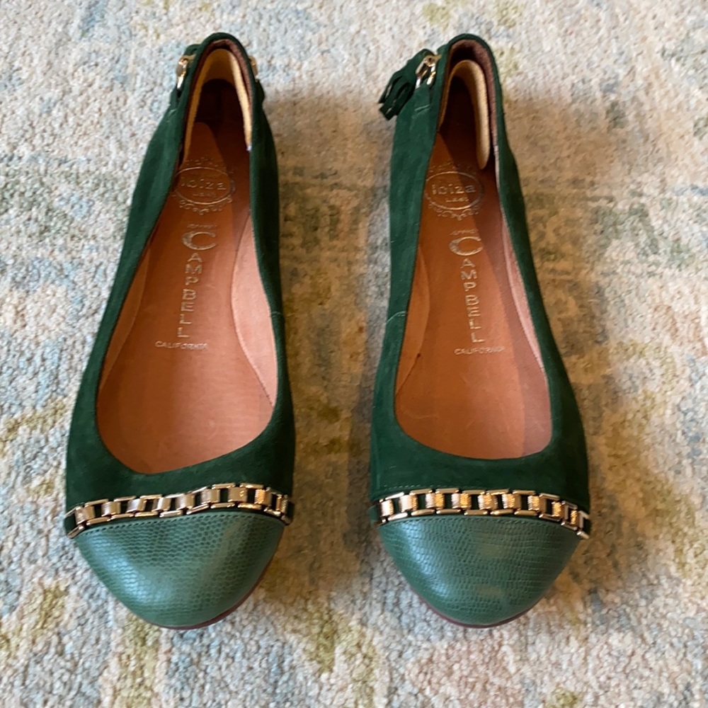 New Jeffrey Campbell Ibiza Last ballet flats w tassel, 38.5